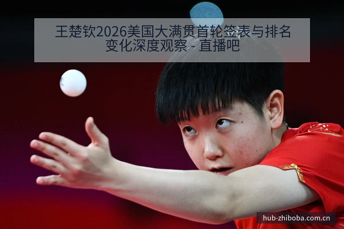 王楚钦2026美国大满贯首轮签表与排名变化深度观察 - 直播吧